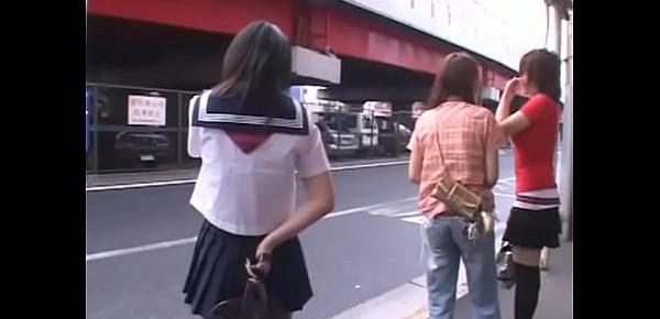  japanese lesbian schoolgirls groping on bus